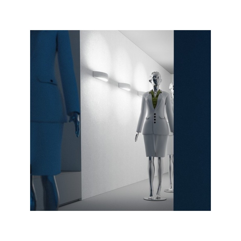 RENDL CRESCENT L nástenná  sadrová 230V E14 2x28W R10451