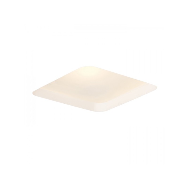 RENDL MIA SQ zápustné svietidlo sadrová/satinované sklo 230V E27 2x18W R10443