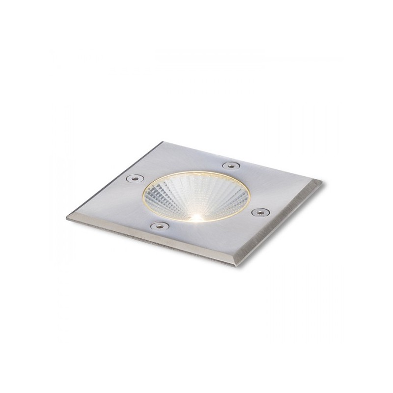 RENDL RIZZ SQ 105   nerez 230V LED 3W 96° IP65  3000K R10436