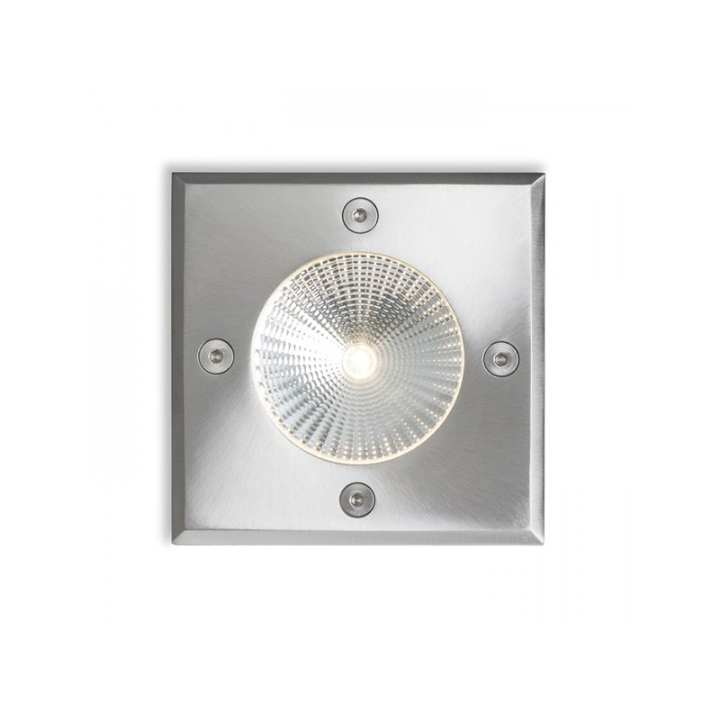 RENDL RIZZ SQ 105   nerez 230V LED 3W 96° IP65  3000K R10436