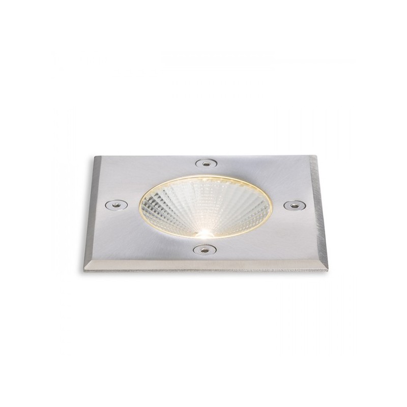 RENDL RIZZ SQ 105   nerez 230V LED 3W 96° IP65  3000K R10436