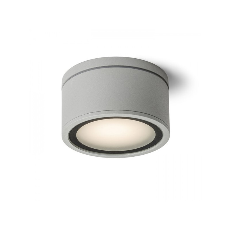 RENDL MERIDO stropný striebornosivá  230V GX53 11W IP54 R10429