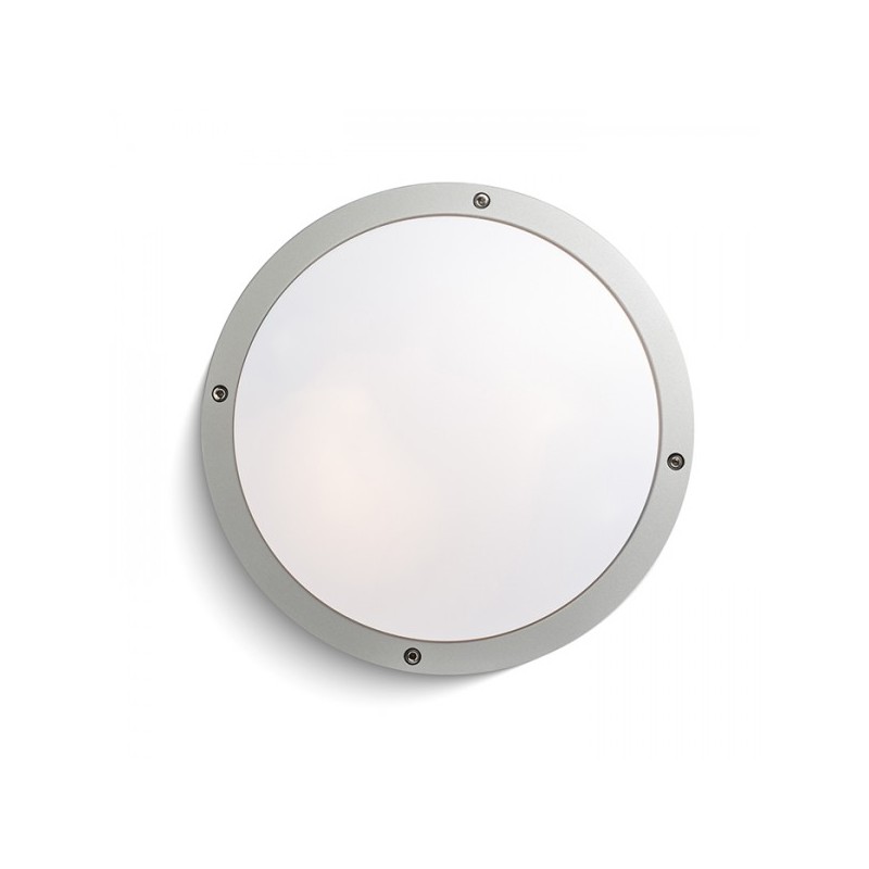 RENDL SONNY stropný striebornosivá  230V E27 2x18W IP54 R10383
