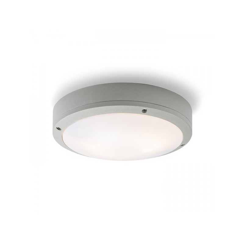 RENDL SONNY stropný striebornosivá  230V E27 2x18W IP54 R10383