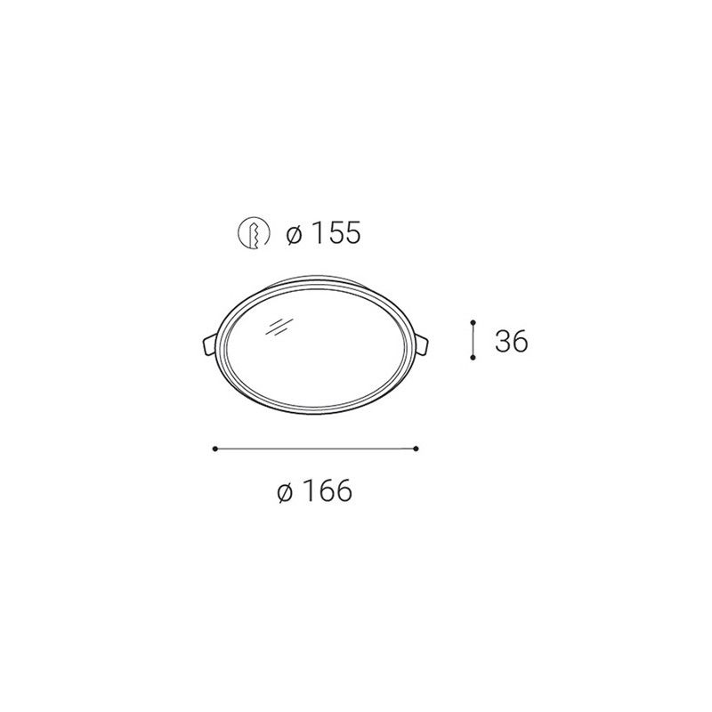 LED2 EASY-R, M 12W 3000K 2190331