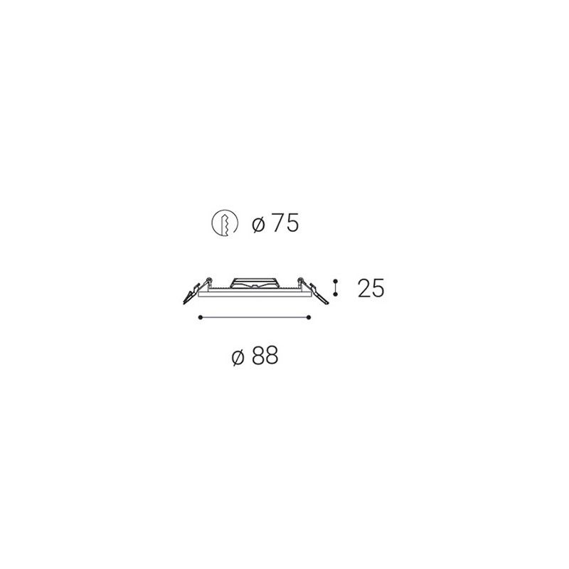 LED2 SLIM-R, XS 6W 3000K 2182331