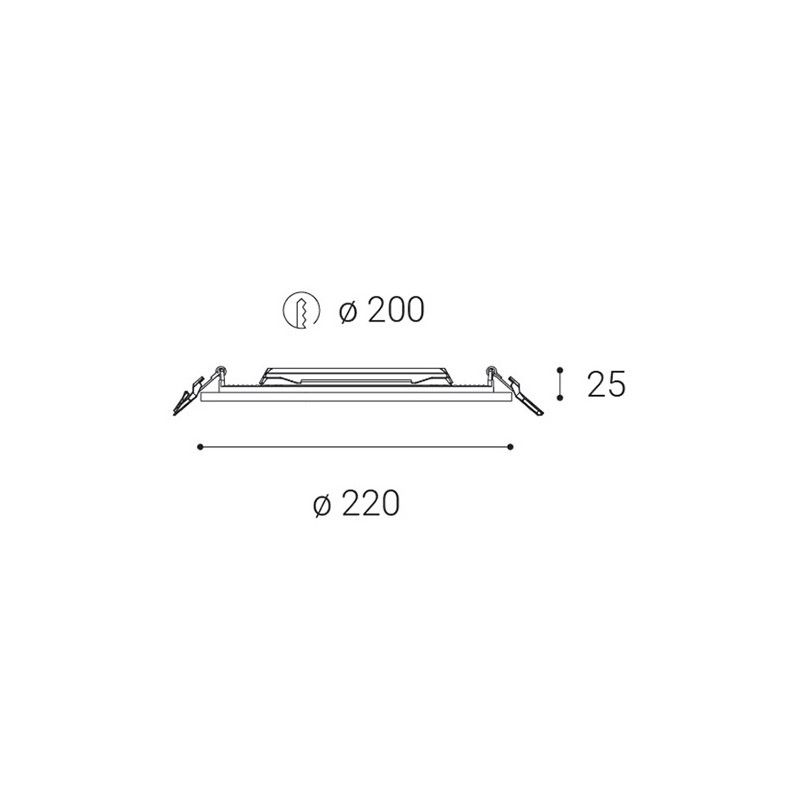 LED2 SLIM-R, L 20W 3000K 2182631