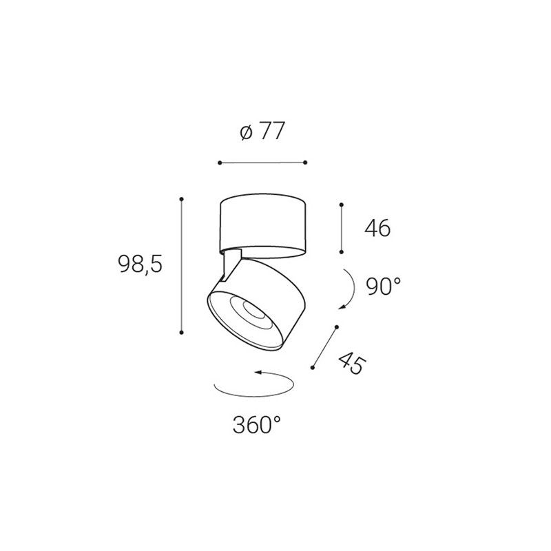 LED2 KLIP ON, WC 11W 3000K 11508315
