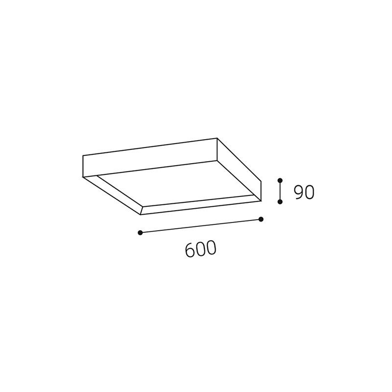 LED2 MILO 60, B DIM 30W 2CCT 3000K/4000K 1272353D