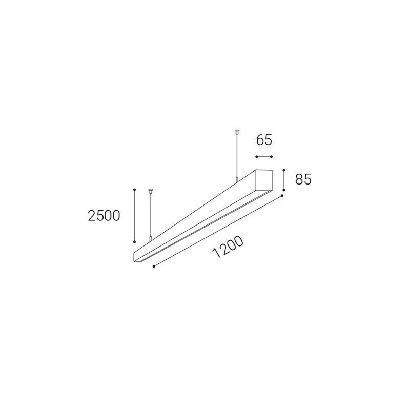LED2 LINO LASER 120 P/N-Z, B DIM 32W 3000K 3312433D