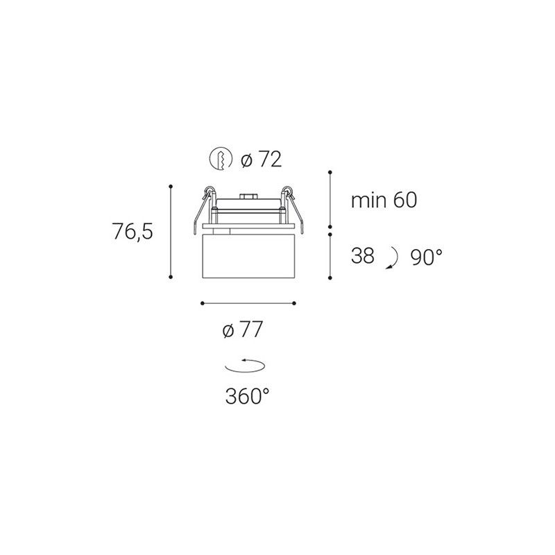 LED2 KLIP, BC DIM 11W 3000K 21507335D