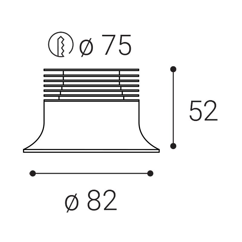 LED2 SPOT II C, W DALI/PUSH DIM 9W 3000K/3500K/4000K 2150651D