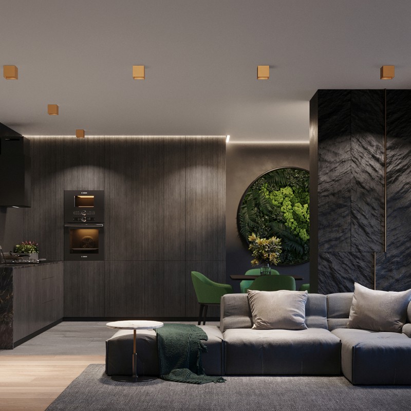 Sollux Nástenné svietidlo QUAD 1 zlaté