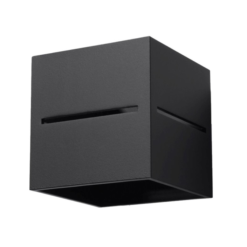 Sollux nástenné svietidlo LOBO čierne SL.0204