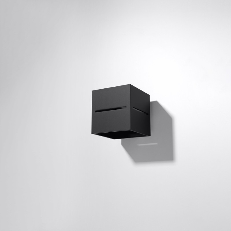 Sollux nástenné svietidlo LOBO čierne SL.0204