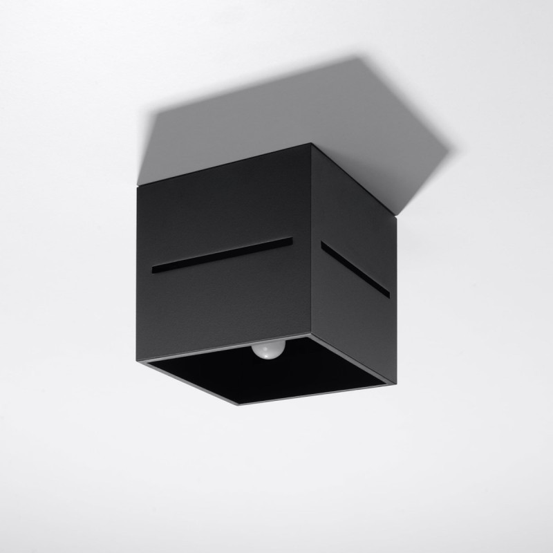 Sollux stropné svietidlo prisadené LOBO čierne SL.0207