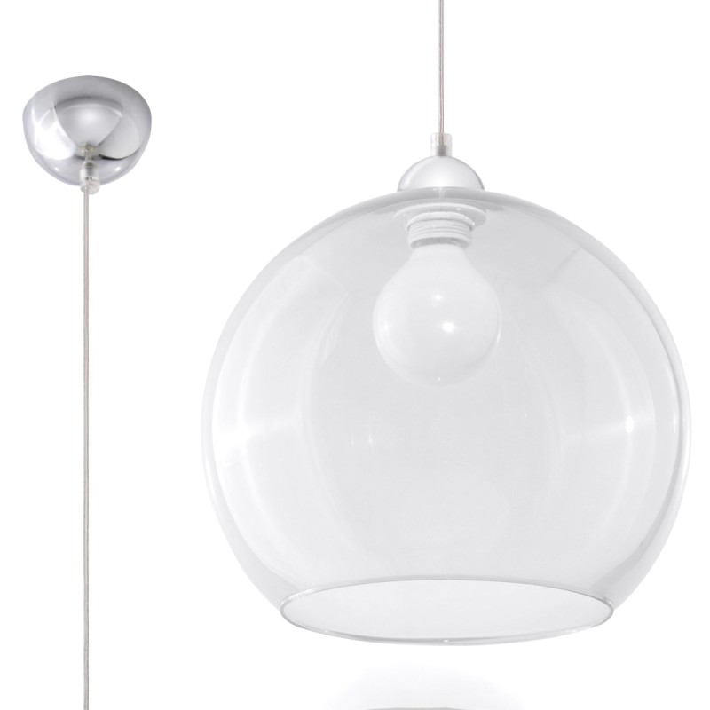 Sollux závesné svietidlo BALL prihľadné SL.0248