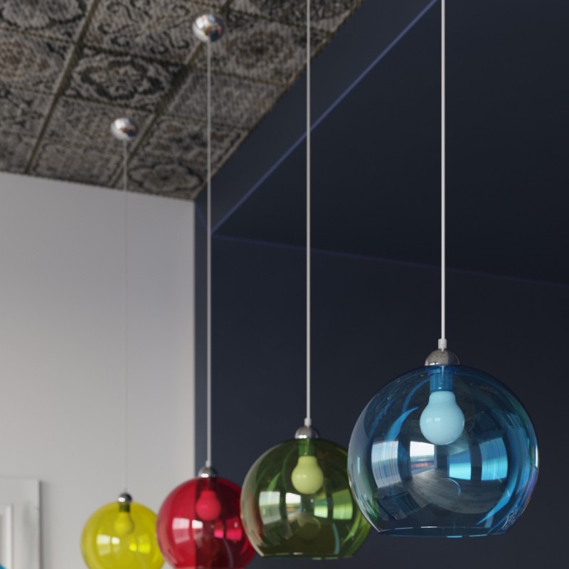 Sollux závesné svietidlo BALL šampanské SL.0249