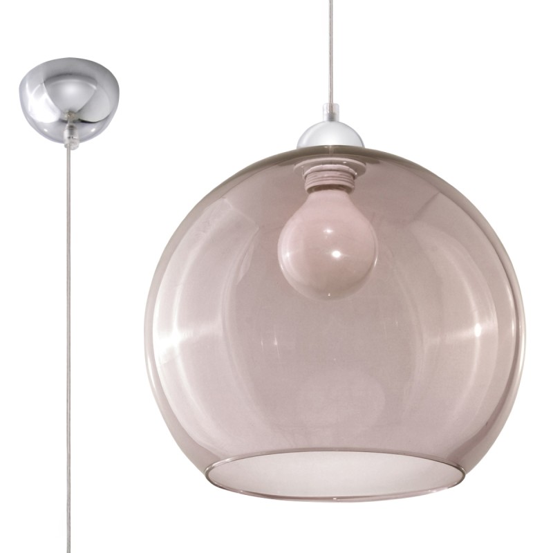 Sollux závesné svietidlo BALL uhlíková SL.0250
