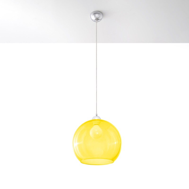Sollux závesné svietidlo BALL žlté SL.0252