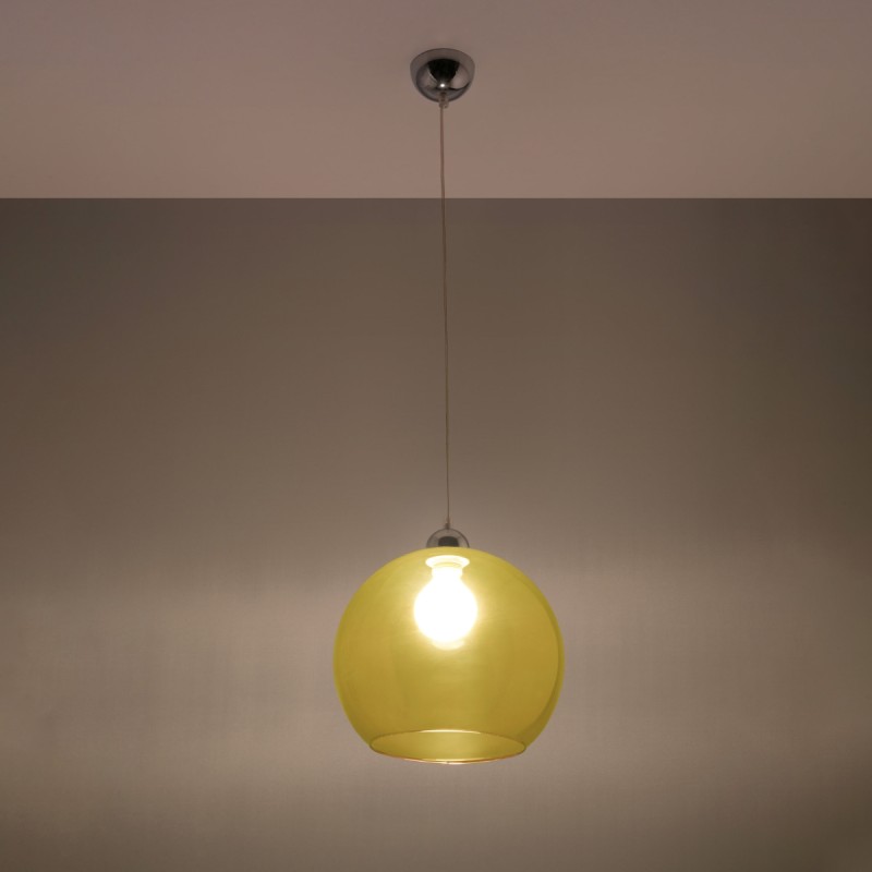 Sollux závesné svietidlo BALL žlté SL.0252
