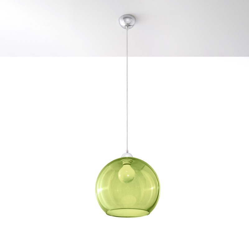 Sollux závesné svietidlo BALL zelené SL.0254