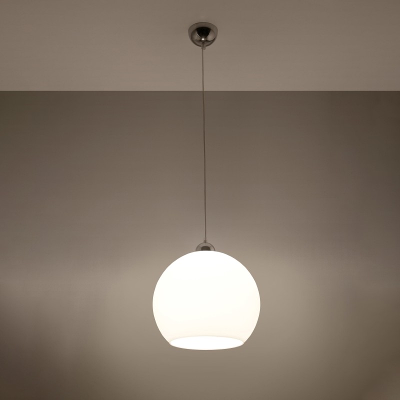 Sollux závesné svietidlo BALL biele SL.0256