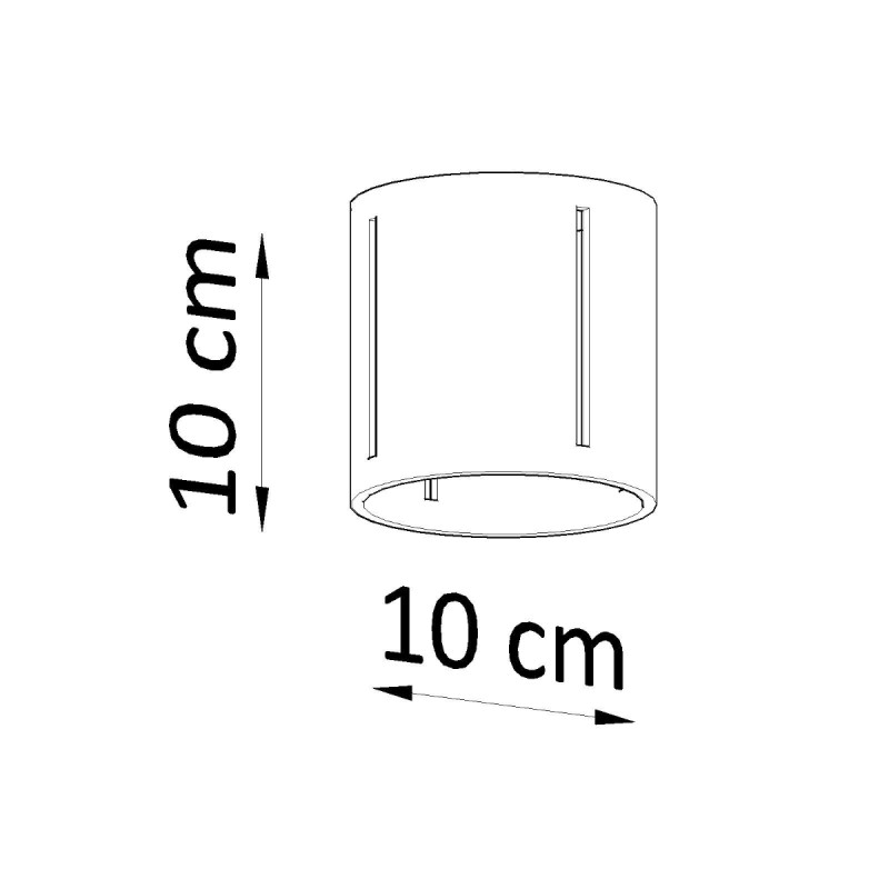 Sollux stropné svietidlo prisadené INEZ biele SL.0355