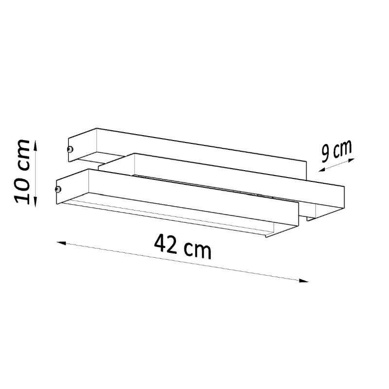 Sollux nástenné svietidlo FROST SL.0379