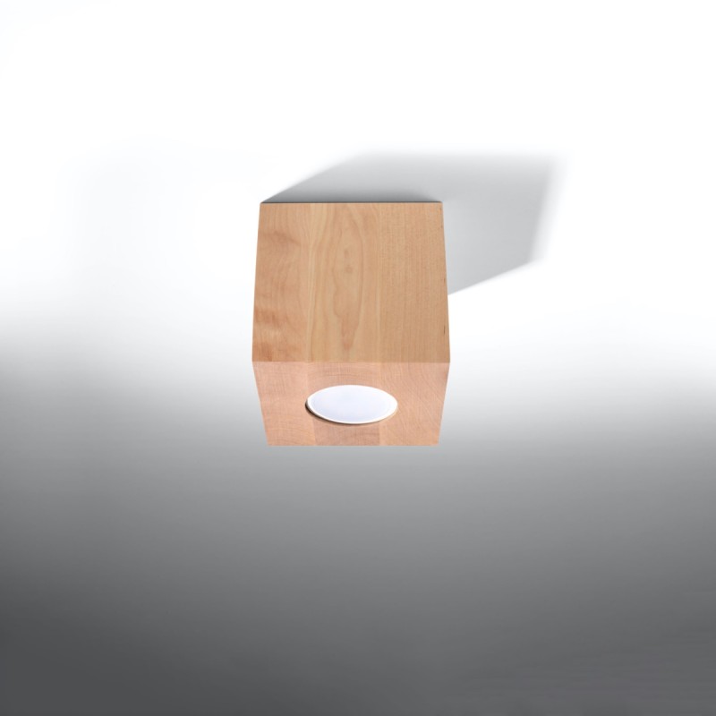 Sollux bodové svietidlo povrchové QUAD drevo SL.0493