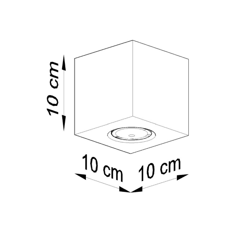 Sollux bodové svietidlo povrchové QUAD drevo SL.0493