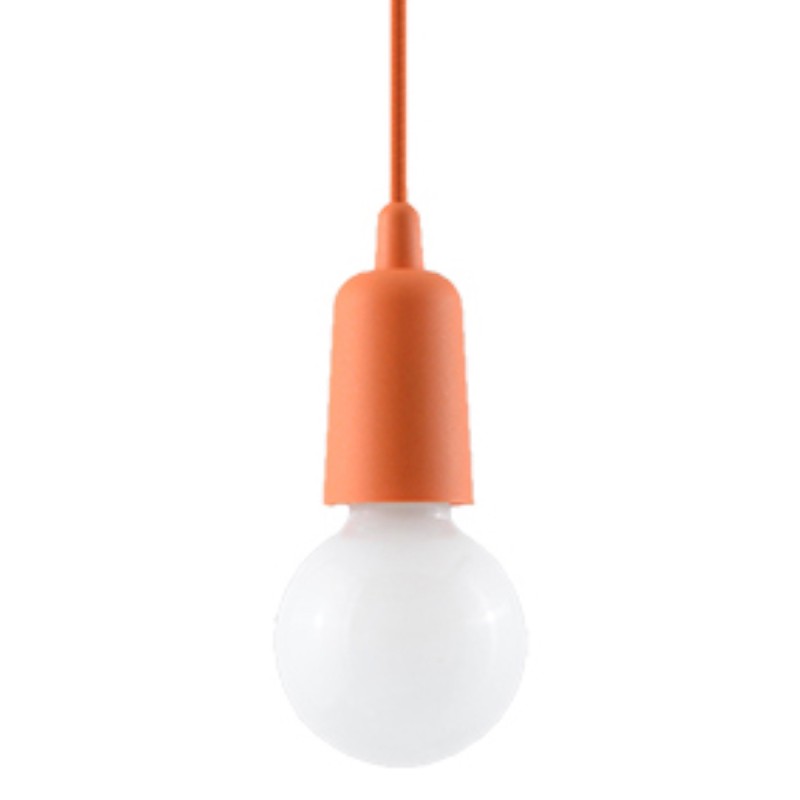 Sollux závesné svietidlo DIEGO 1 oranžové SL.0584