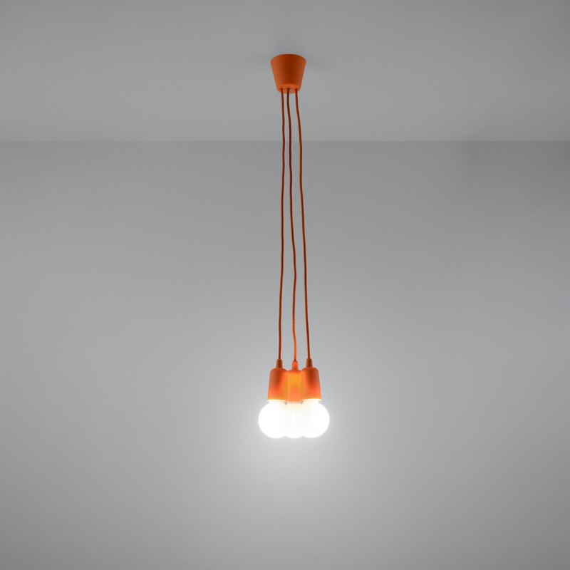 Sollux závesné svietidlo DIEGO 3 orange SL.0585