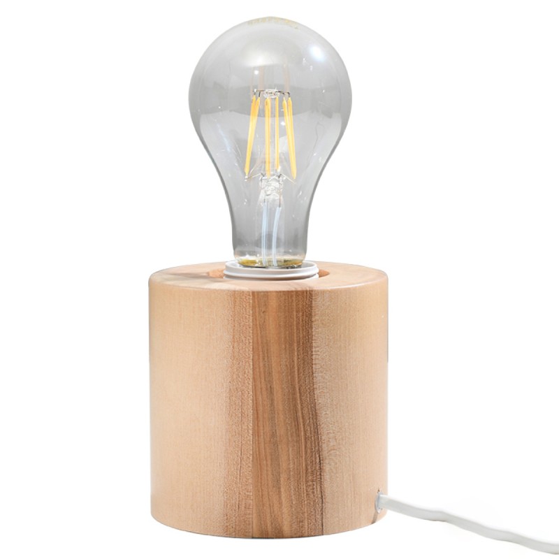 Sollux stolná lampa SALGADO drevo SL.0674