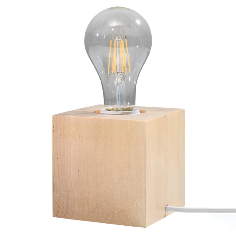 Sollux stolná lampa ARIZ drevo SL.0677