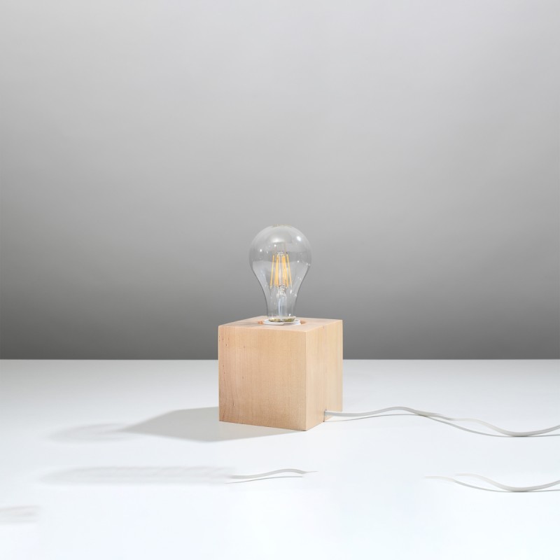 Sollux stolná lampa ARIZ drevo SL.0677