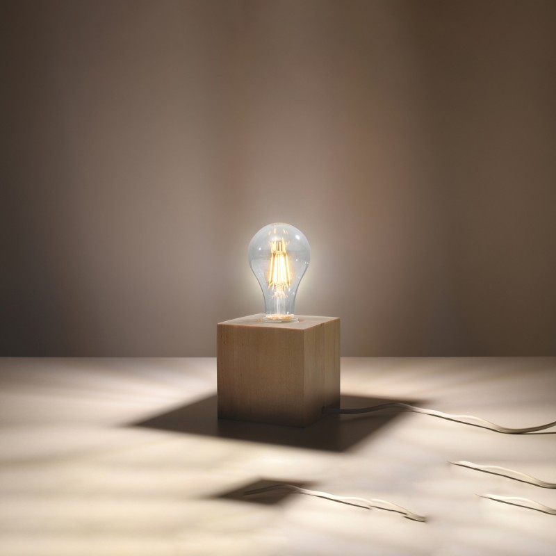 Sollux stolná lampa ARIZ drevo SL.0677