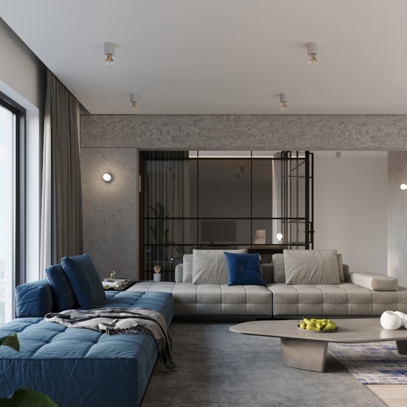 Sollux stolná lampa SALGADO concrete SL.0680