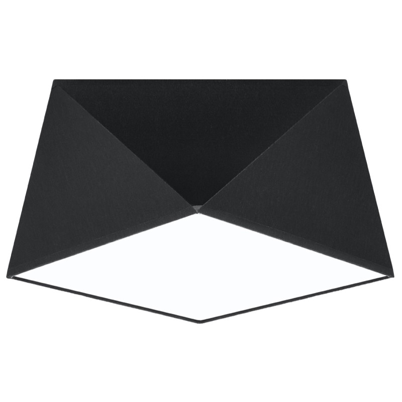 Sollux stropné svietidlo prisadené HEXA 25 čierne SL.0687