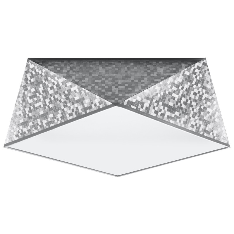 Sollux stropné svietidlo prisadené HEXA 35 silver SL.0691