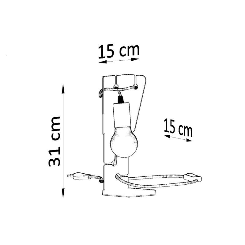 Sollux stolové svietidlo ARBY SL.0880