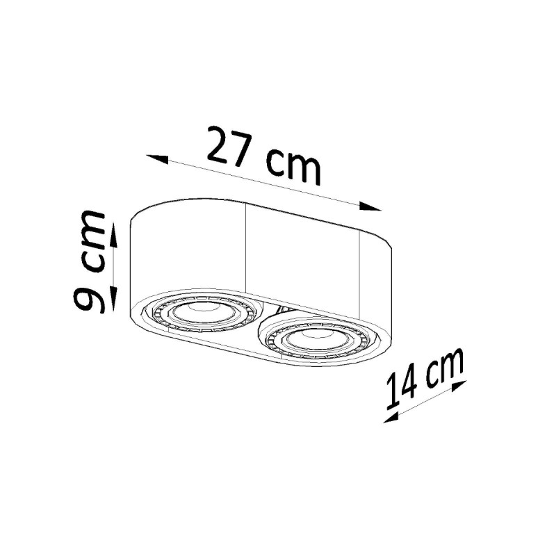Sollux stropné svietidlo BASIC SL.0882