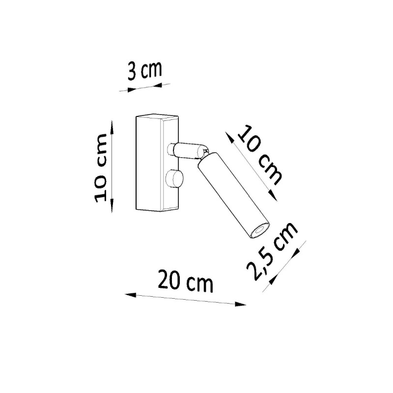 Sollux nástenné svietidlo EYETECH Sollux SL.0897