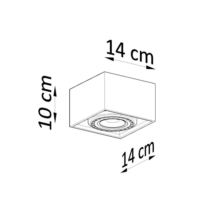 Sollux stropné svietidlo QUATRO SL.0915