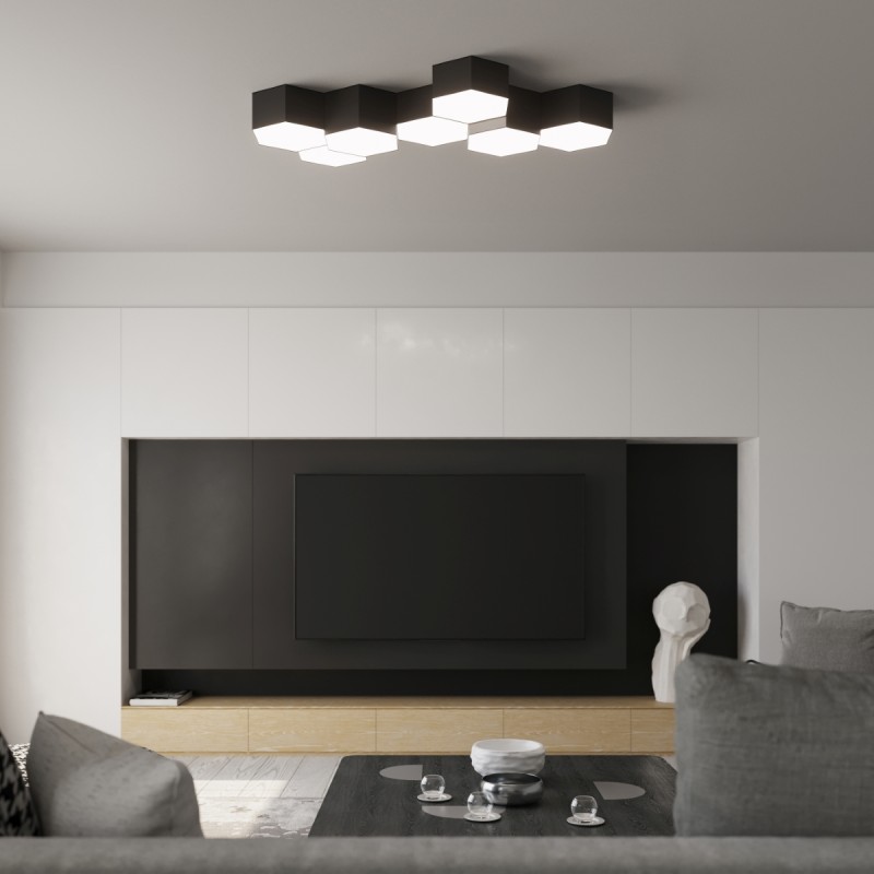 Sollux stropné svietidlo SUNDE 15 black SL.1061