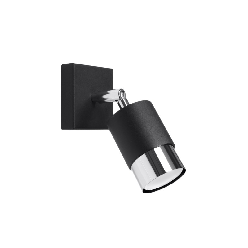Sollux Wall lamp NERO black/chrome SL.1064