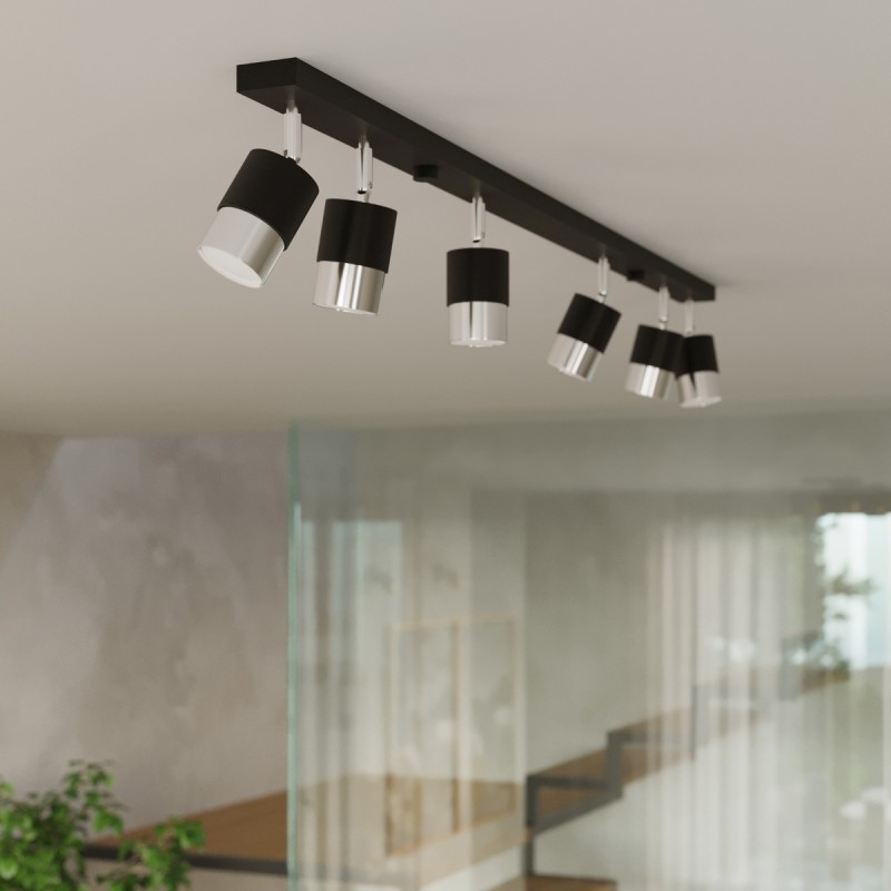 Sollux Wall lamp NERO black/chrome SL.1064
