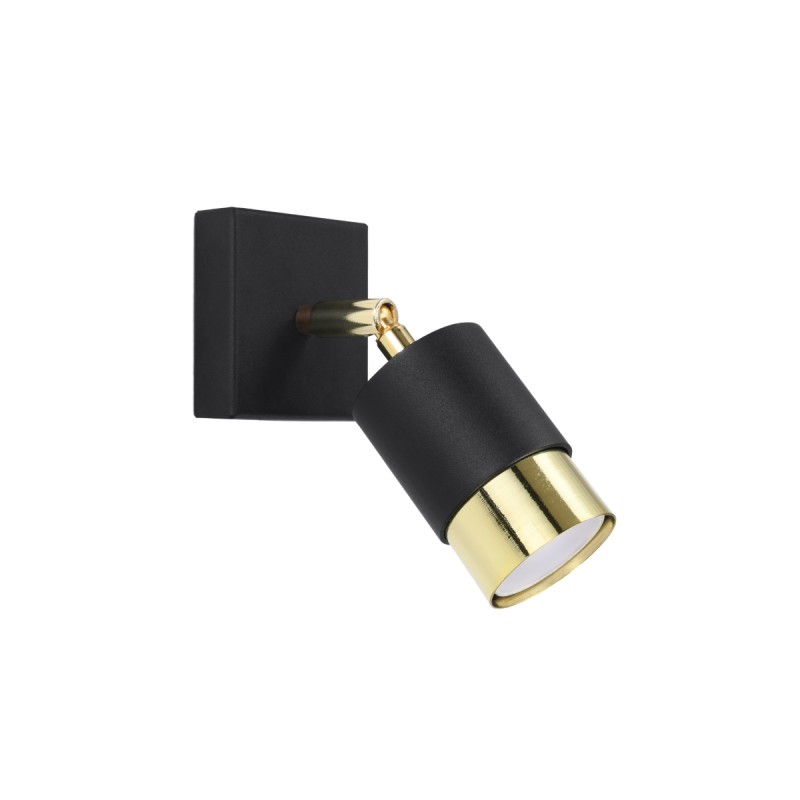 Sollux Wall lamp NERO black/golden SL.1069