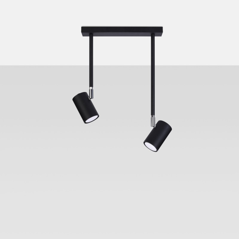 Sollux stropné svietidlo NORANO 2 black SL.1075