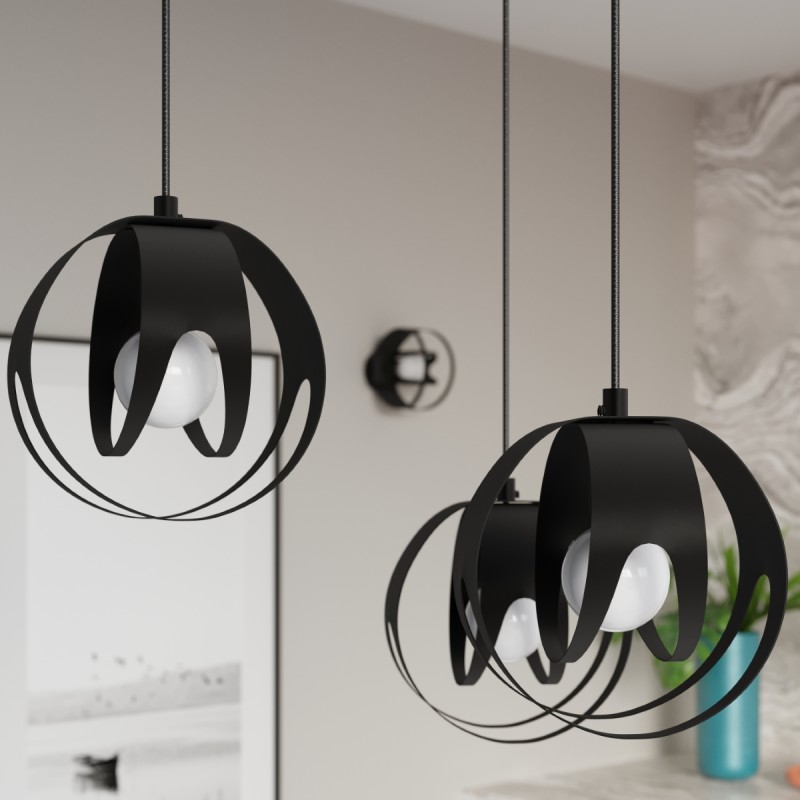 Sollux stropné svietidlo TULOS black SL.1086